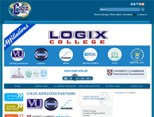 Tablet Screenshot of logix.edu.pk